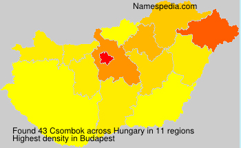 Surname Csombok in Hungary Surname Csombok in Hungary