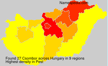Surname Csombor in Hungary Surname Csombor in Hungary