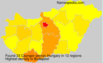 Surname Csongor in Hungary Surname Csongor in Hungary