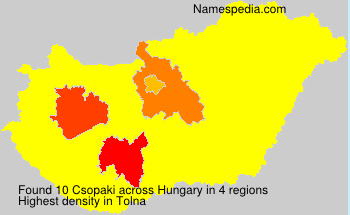 Surname Csopaki in Hungary Surname Csopaki in Hungary