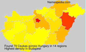 Surname Csukas in Hungary Surname Csukas in Hungary