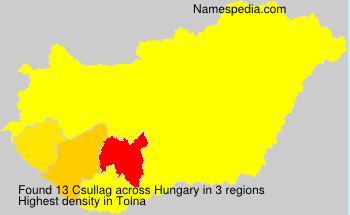 Surname Csullag in Hungary Surname Csullag in Hungary