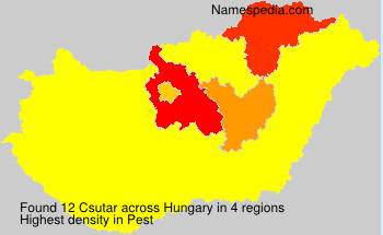Surname Csutar in Hungary Surname Csutar in Hungary