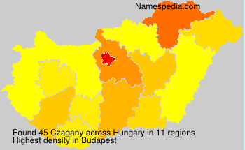 Surname Czagany in Hungary Surname Czagany in Hungary