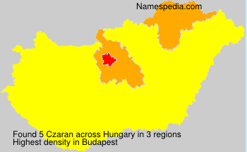 Surname Czaran in Hungary Surname Czaran in Hungary