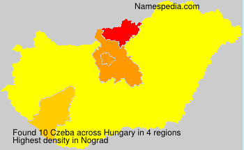 Surname Czeba in Hungary Surname Czeba in Hungary