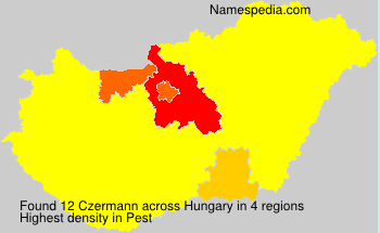Surname Czermann in Hungary Surname Czermann in Hungary