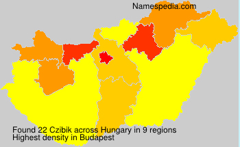 Surname Czibik in Hungary Surname Czibik in Hungary