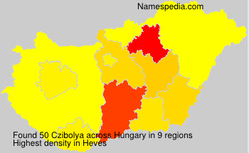 Surname Czibolya in Hungary Surname Czibolya in Hungary