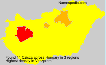 Surname Czicza in Hungary Surname Czicza in Hungary