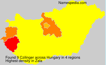Surname Czilinger in Hungary Surname Czilinger in Hungary