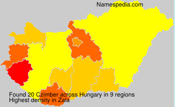 Surname Czimber in Hungary Surname Czimber in Hungary