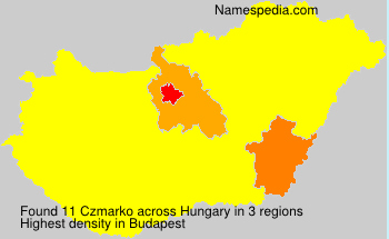 Surname Czmarko in Hungary Surname Czmarko in Hungary