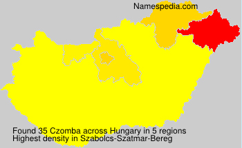 Surname Czomba in Hungary Surname Czomba in Hungary