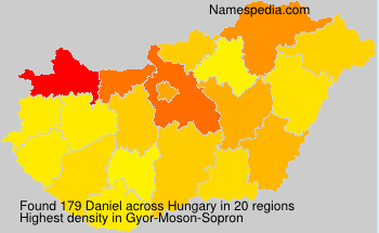 Surname Daniel in Hungary