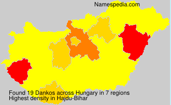 Surname Dankos in Hungary Surname Dankos in Hungary