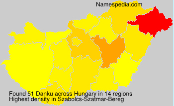 Surname Danku in Hungary Surname Danku in Hungary