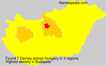 Surname Darnay in Hungary Surname Darnay in Hungary