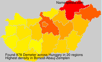 Surname Demeter in Hungary Surname Demeter in Hungary