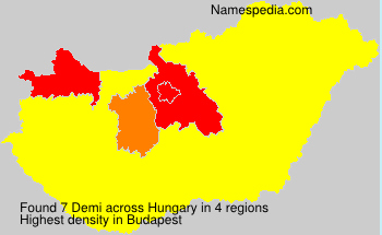Surname Demi in Hungary Surname Demi in Hungary
