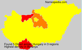 Surname Dittert in Hungary Surname Dittert in Hungary