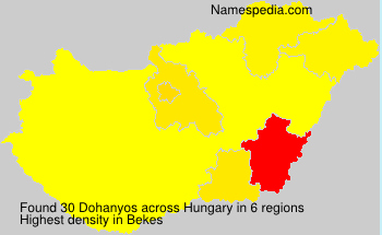 Surname Dohanyos in Hungary Surname Dohanyos in Hungary