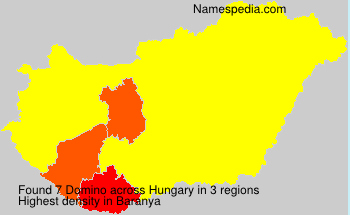 Surname Domino in Hungary