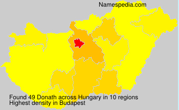 Surname Donath in Hungary Surname Donath in Hungary
