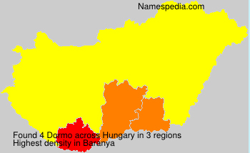 Surname Dormo in Hungary Surname Dormo in Hungary
