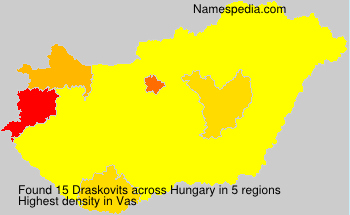 Surname Draskovits in Hungary Surname Draskovits in Hungary