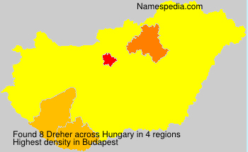 Surname Dreher in Hungary Surname Dreher in Hungary