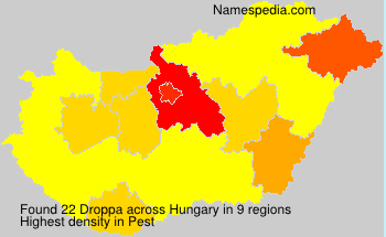 Surname Droppa in Hungary Surname Droppa in Hungary