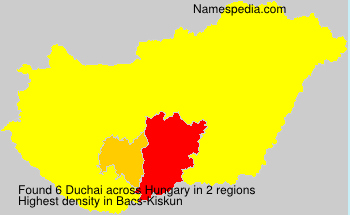 Surname Duchai in Hungary Surname Duchai in Hungary