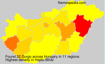 Surname Durgo in Hungary Surname Durgo in Hungary