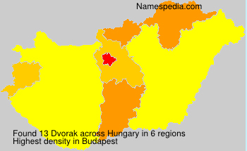 Surname Dvorak in Hungary Surname Dvorak in Hungary