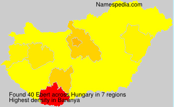Surname Ebert in Hungary Surname Ebert in Hungary