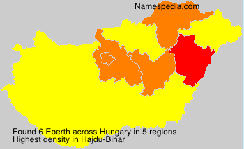 Surname Eberth in Hungary Surname Eberth in Hungary