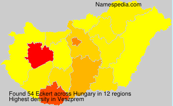 Surname Eckert in Hungary Surname Eckert in Hungary