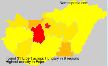 Surname Elbert in Hungary Surname Elbert in Hungary