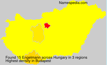 Surname Engelmann in Hungary