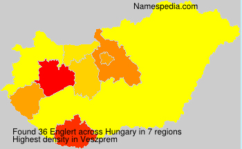 Surname Englert in Hungary Surname Englert in Hungary