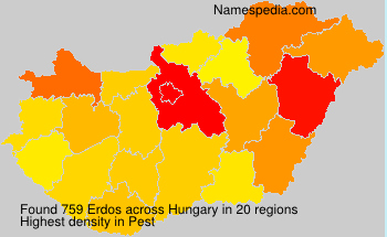 Surname Erdos in Hungary Surname Erdos in Hungary