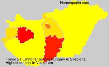 Surname Ernhoffer in Hungary Surname Ernhoffer in Hungary