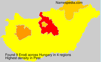 Surname Erodi in Hungary Surname Erodi in Hungary
