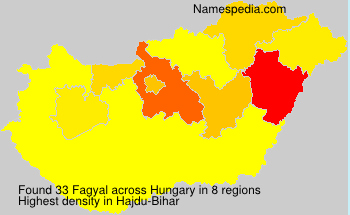 Surname Fagyal in Hungary Surname Fagyal in Hungary