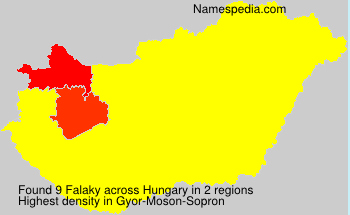 Surname Falaky in Hungary Surname Falaky in Hungary