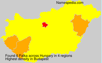 Surname Falka in Hungary