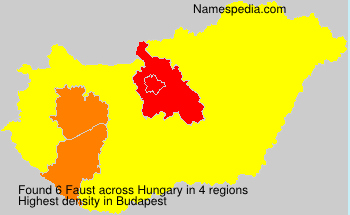 Surname Faust in Hungary Surname Faust in Hungary