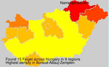 Surname Feigel in Hungary Surname Feigel in Hungary