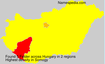Surname Felder in Hungary Surname Felder in Hungary